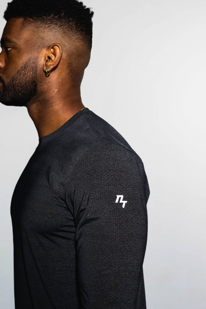 All-Performance Men's Charcoal Long Sleeve