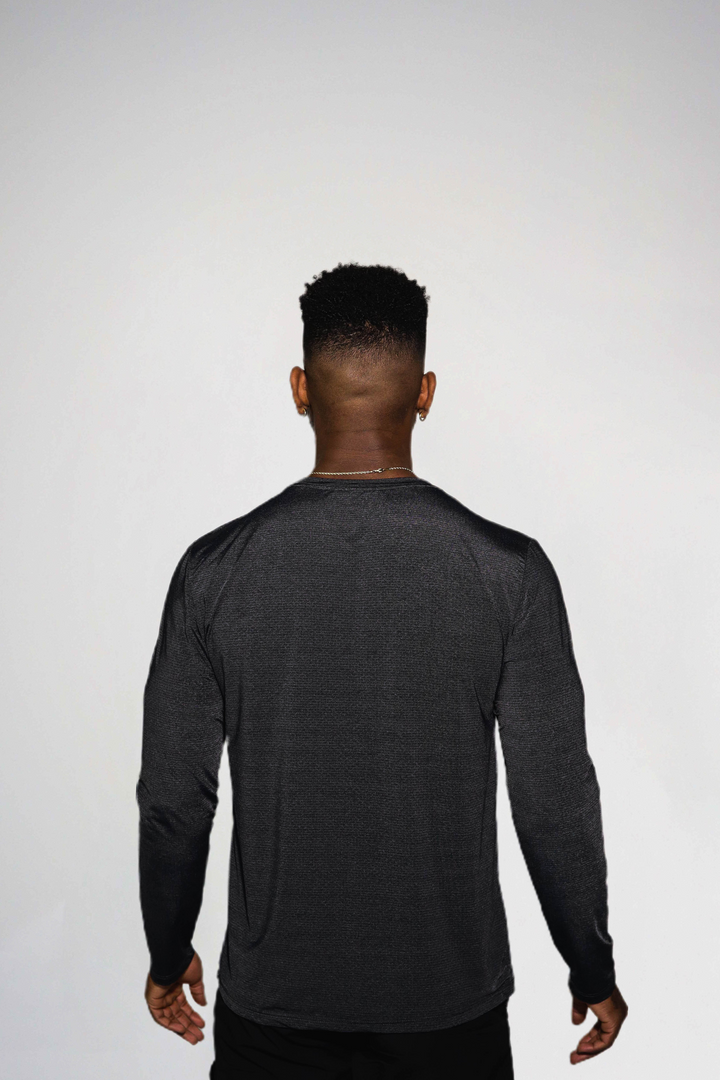 All-Performance Men's Charcoal Long Sleeve