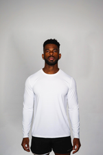 Load image into Gallery viewer, All-Performance Men&#39;s White Long Sleeve
