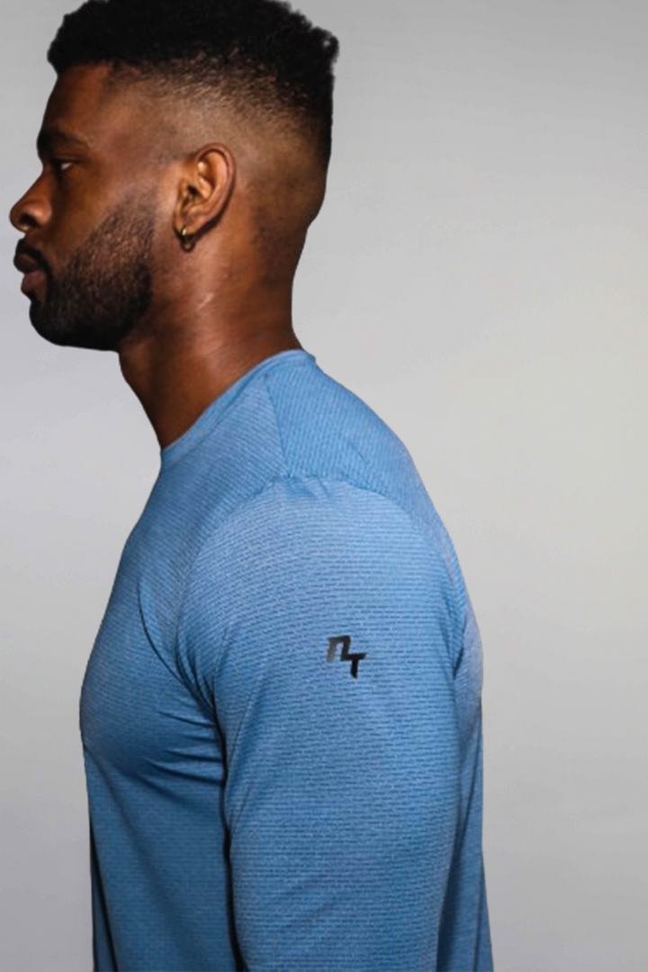 All-Performance Men's Ocean Blue Long Sleeve